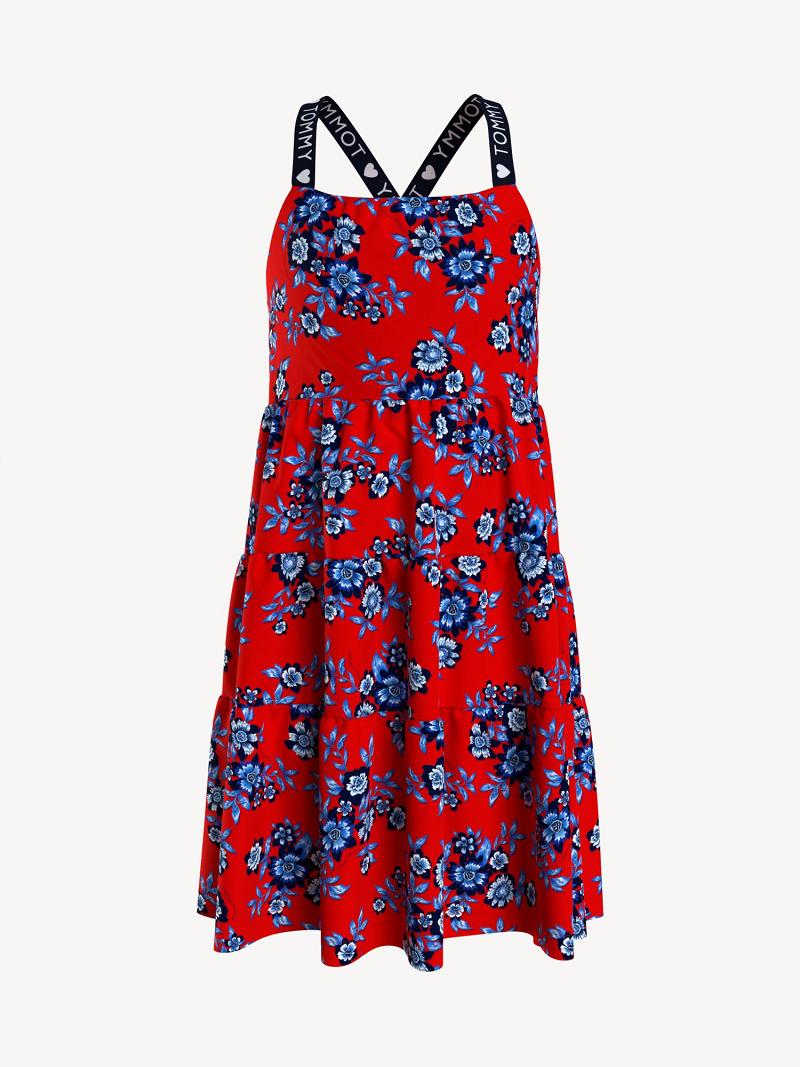 Dresses Tommy Hilfiger Floral Rojos | MX_G1061