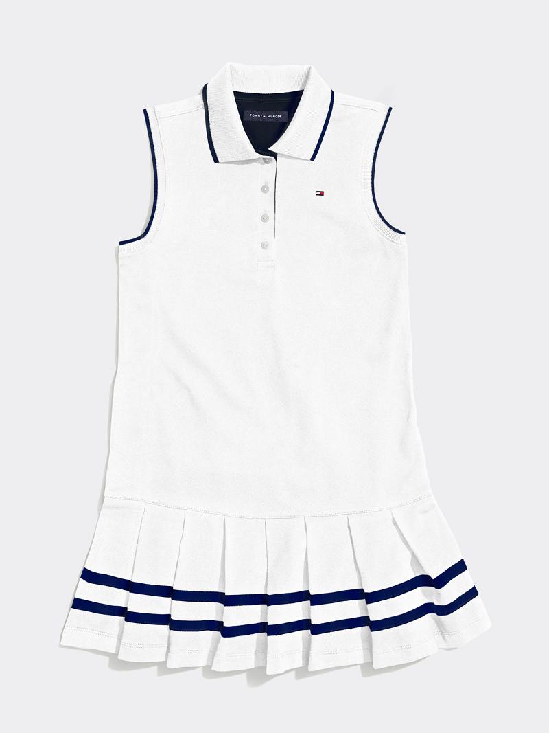 Dresses Tommy Hilfiger Sin Manga Tenis Blancos | MX_G1082