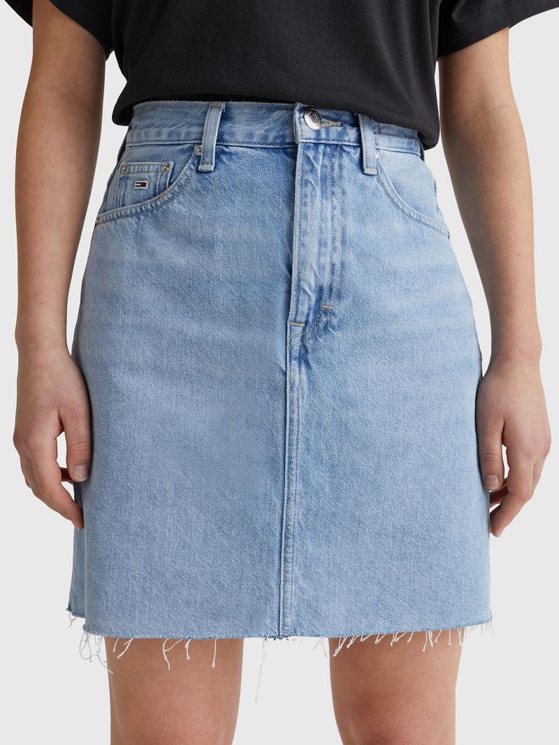 Falda Tommy Hilfiger Denim Mini Azules | MX_W21324