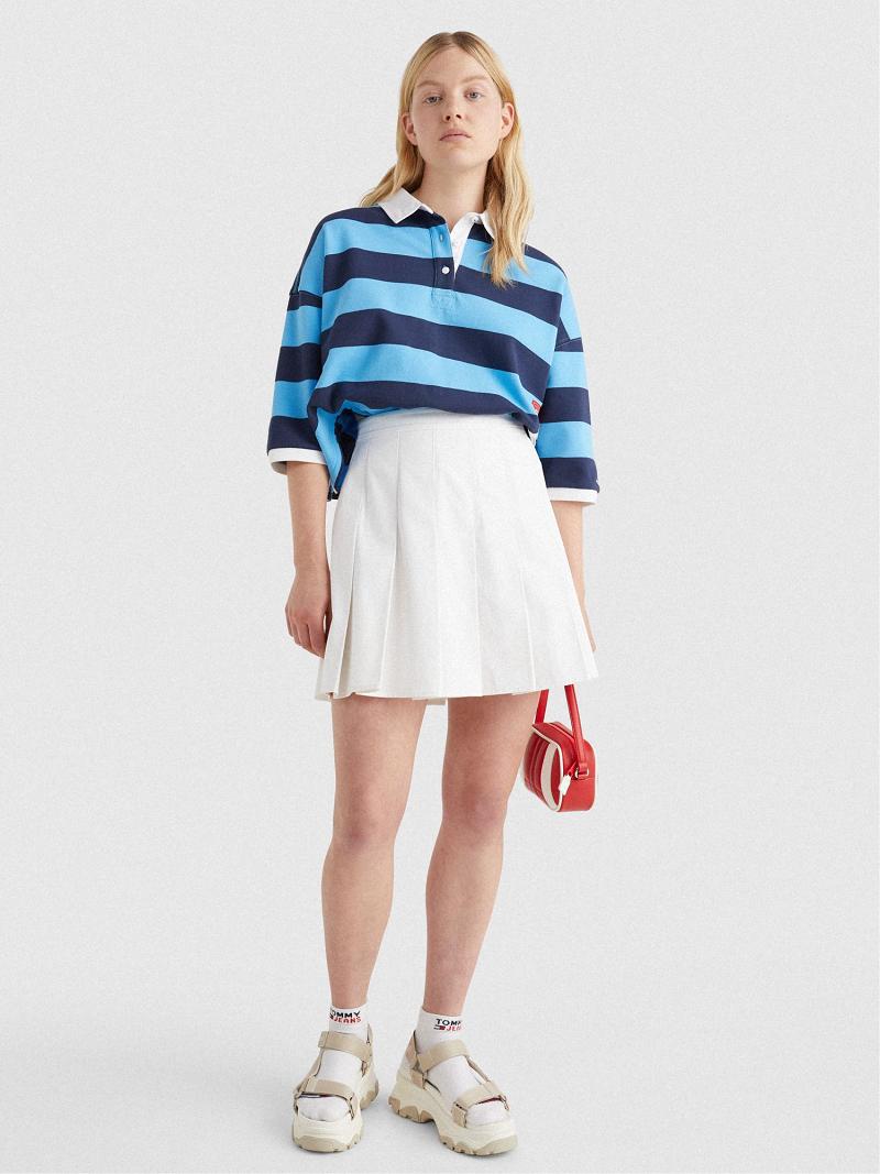 Falda Tommy Hilfiger Pleated Tenis Blancos | MX_W21334