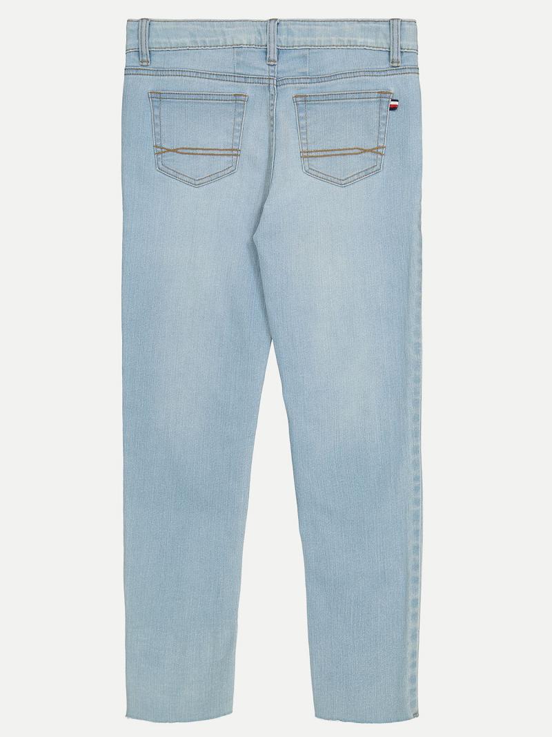 Jeans Tommy Hilfiger Big High Rise Tapered Fit Azules | MX_G1123