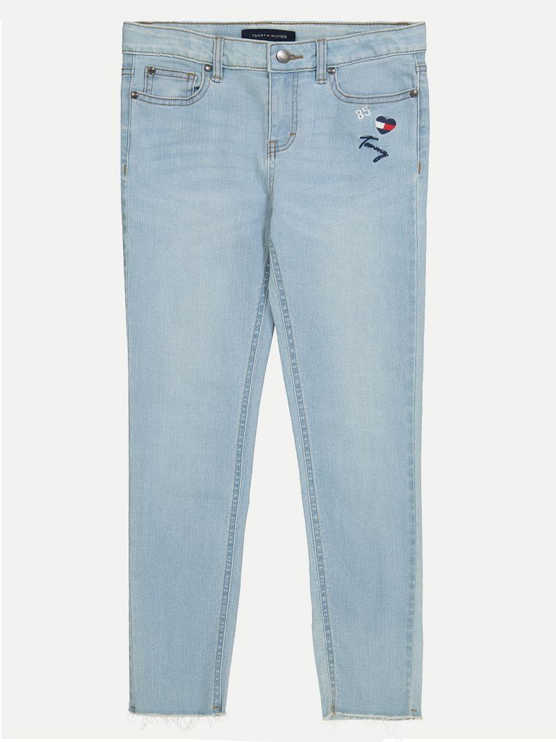 Jeans Tommy Hilfiger Big High Rise Tapered Fit Azules | MX_G1123