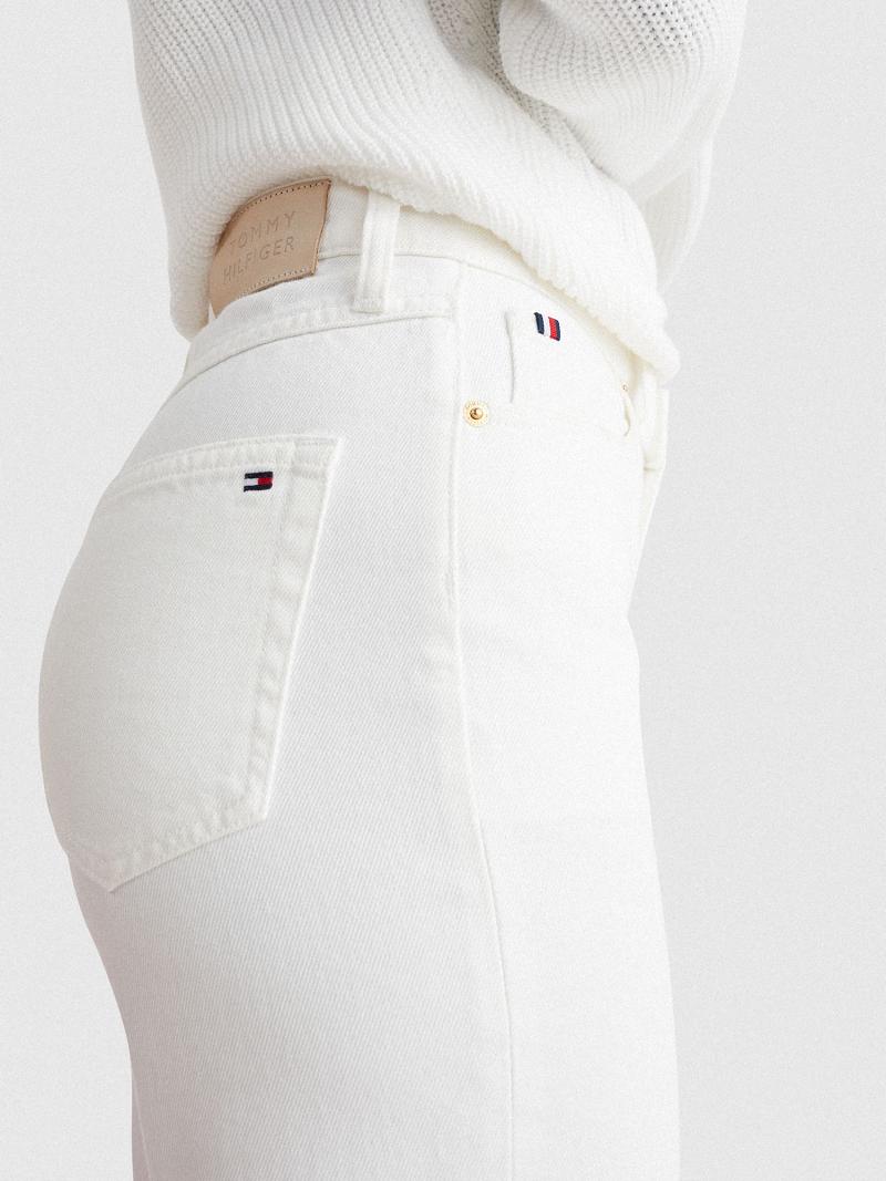 Jeans Tommy Hilfiger Classic Straight Fit White Blancos | MX_W21188