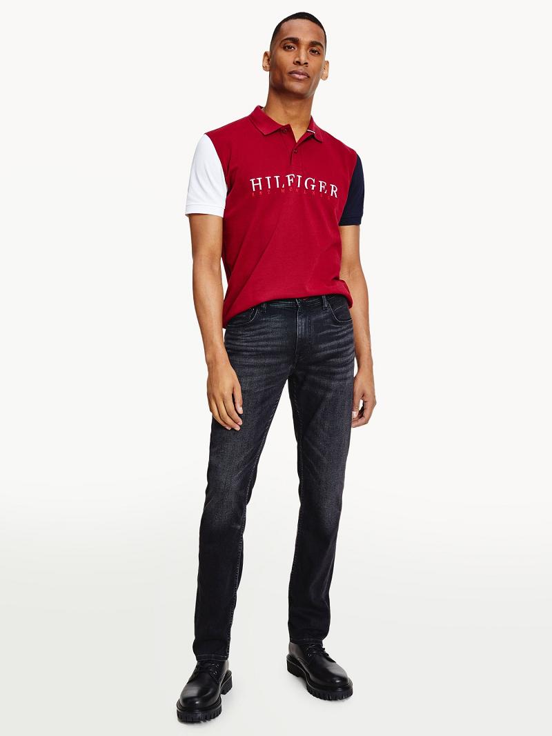 Jeans Tommy Hilfiger Denton straight fit wash Negros | MX_M31364