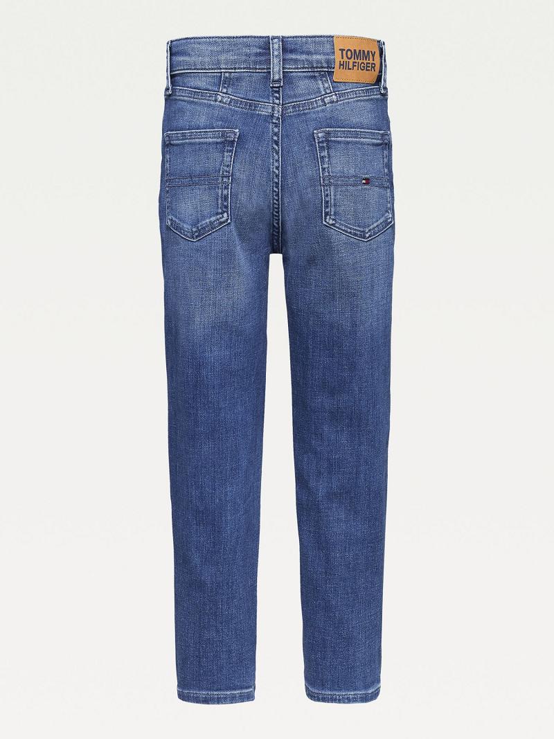 Jeans Tommy Hilfiger High Rise Azules | MX_G1125