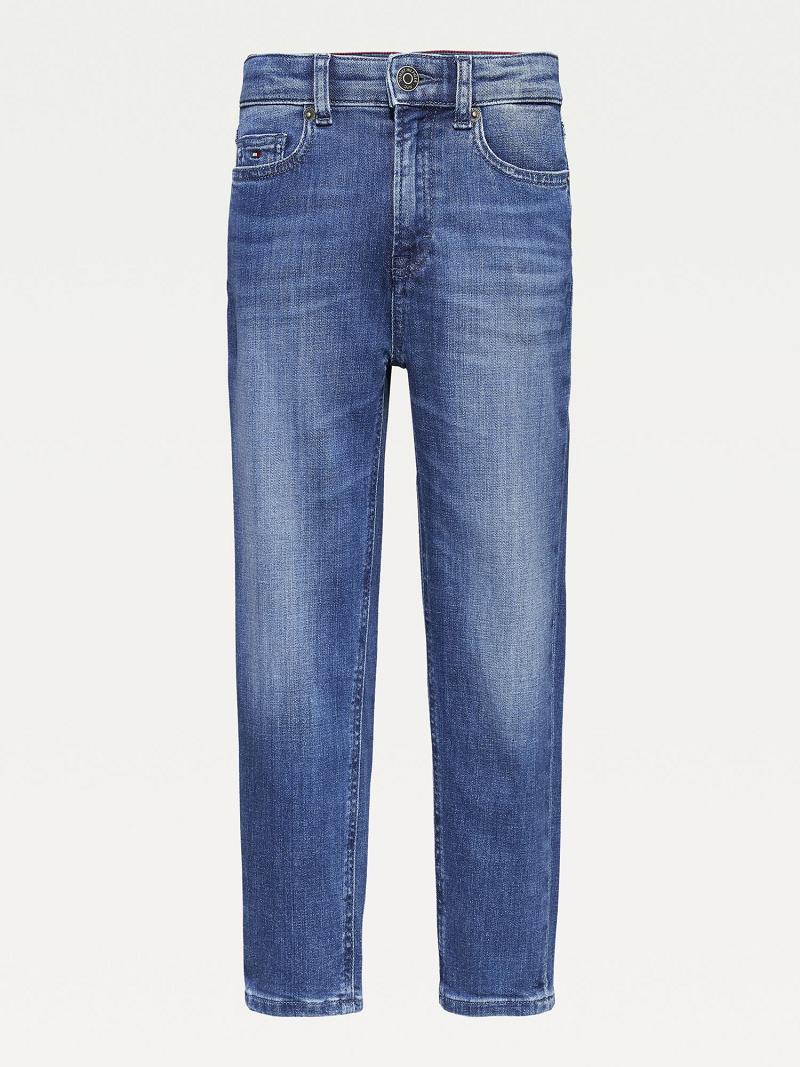 Jeans Tommy Hilfiger High Rise Azules | MX_G1125