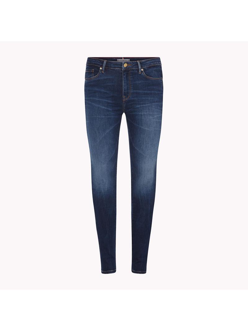 Jeans Tommy Hilfiger Mid Rise Jegging Fit Azul Marino | MX_W21204