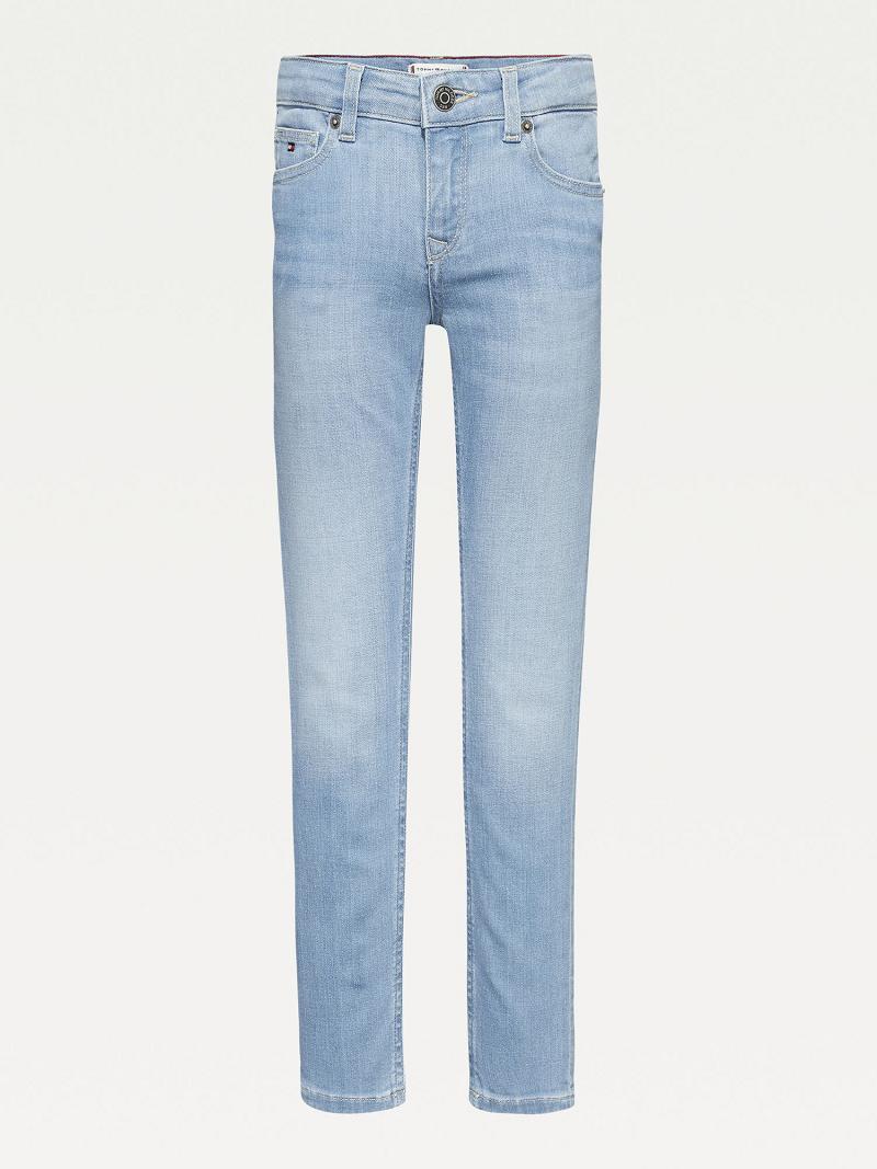 Jeans Tommy Hilfiger Organic Algodon Skinny Azules | MX_G1126