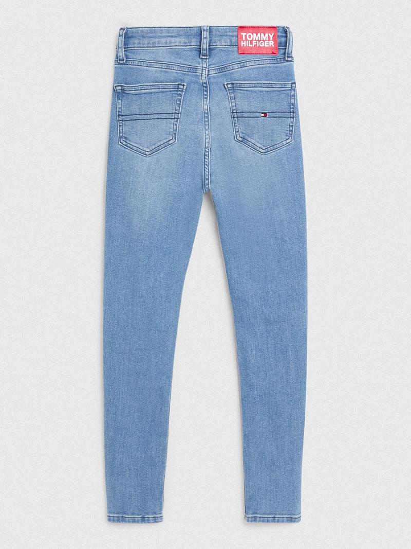 Jeans Tommy Hilfiger Skinny Azules Azul Marino | MX_G1128