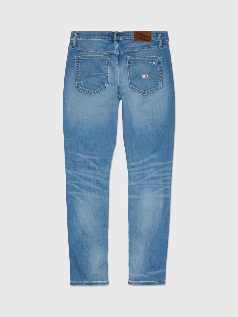 Jeans Tommy Hilfiger Slim fit light Light Wash Azules | MX_M31383