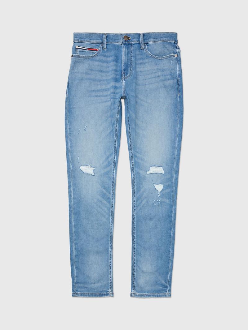 Jeans Tommy Hilfiger Slim fit light Light Wash Azules | MX_M31383