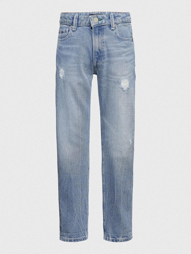 Jeans Tommy Hilfiger Straight Azules | MX_B2049