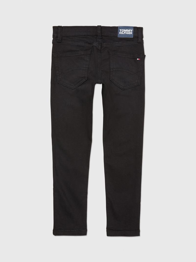 Jeans Tommy Hilfiger Straight Negros | MX_B2051