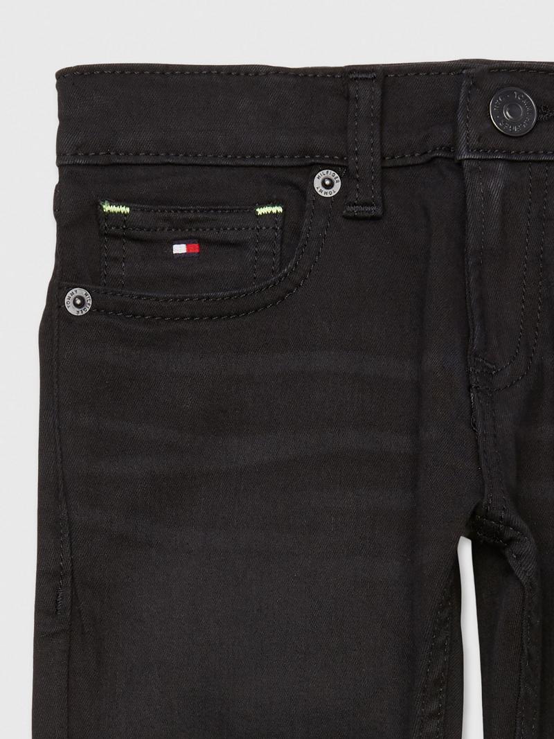 Jeans Tommy Hilfiger Straight Negros | MX_B2051