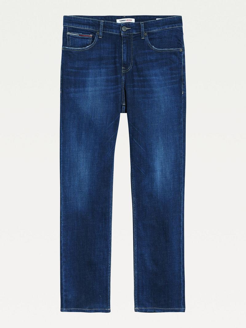 Jeans Tommy Hilfiger Straight fit dark wash Azul Marino | MX_M31389