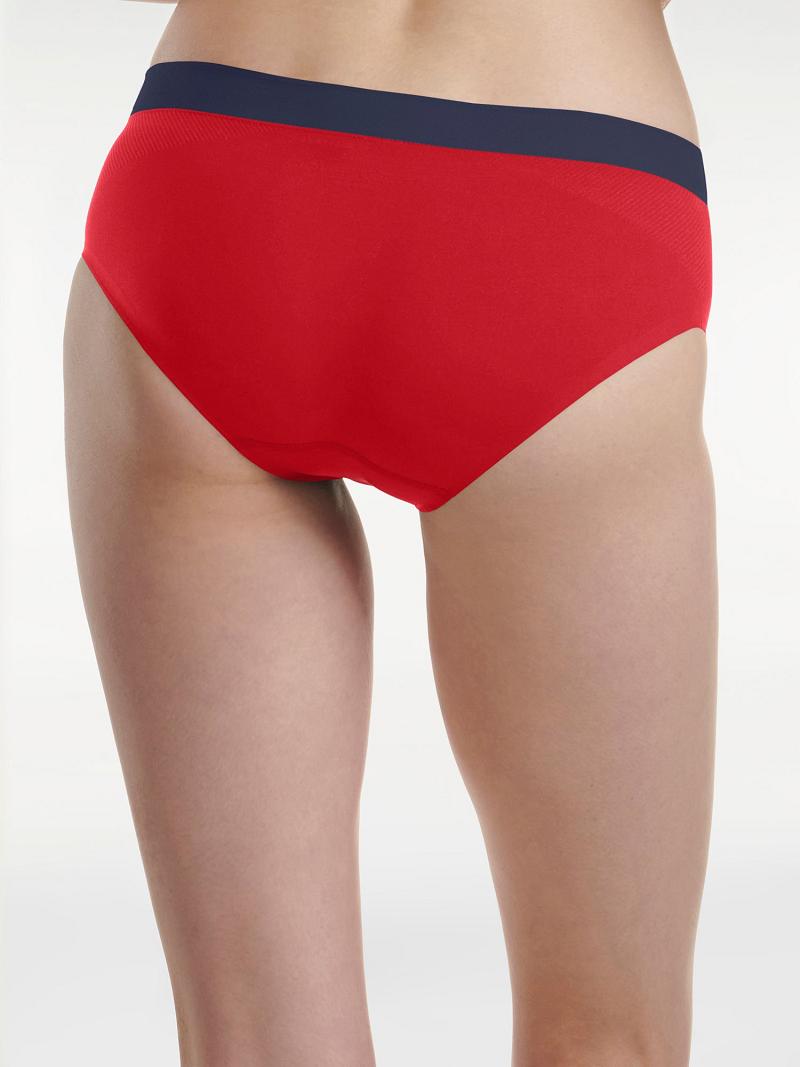 Lencería Tommy Hilfiger Tommy Logo Hipster Brief Rojos | MX_W21563