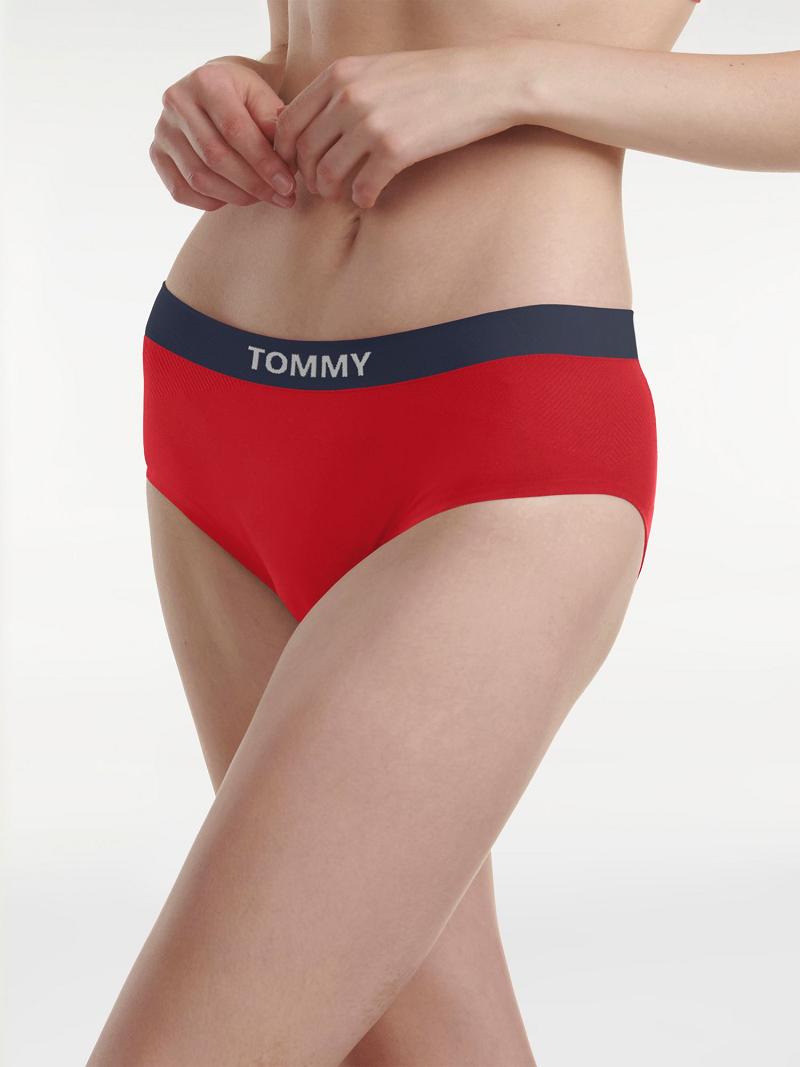 Lencería Tommy Hilfiger Tommy Logo Hipster Brief Rojos | MX_W21563