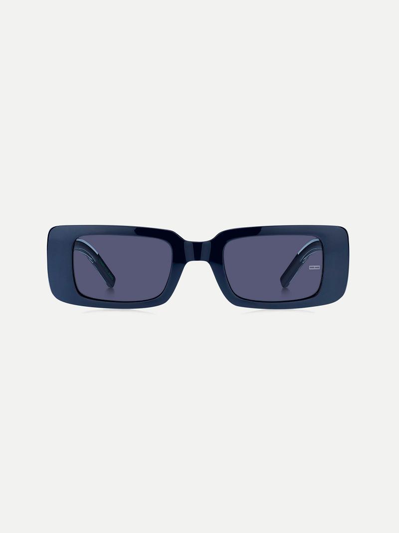 Lentes De Sol Tommy Hilfiger Block Frame Azules | MX_M31769