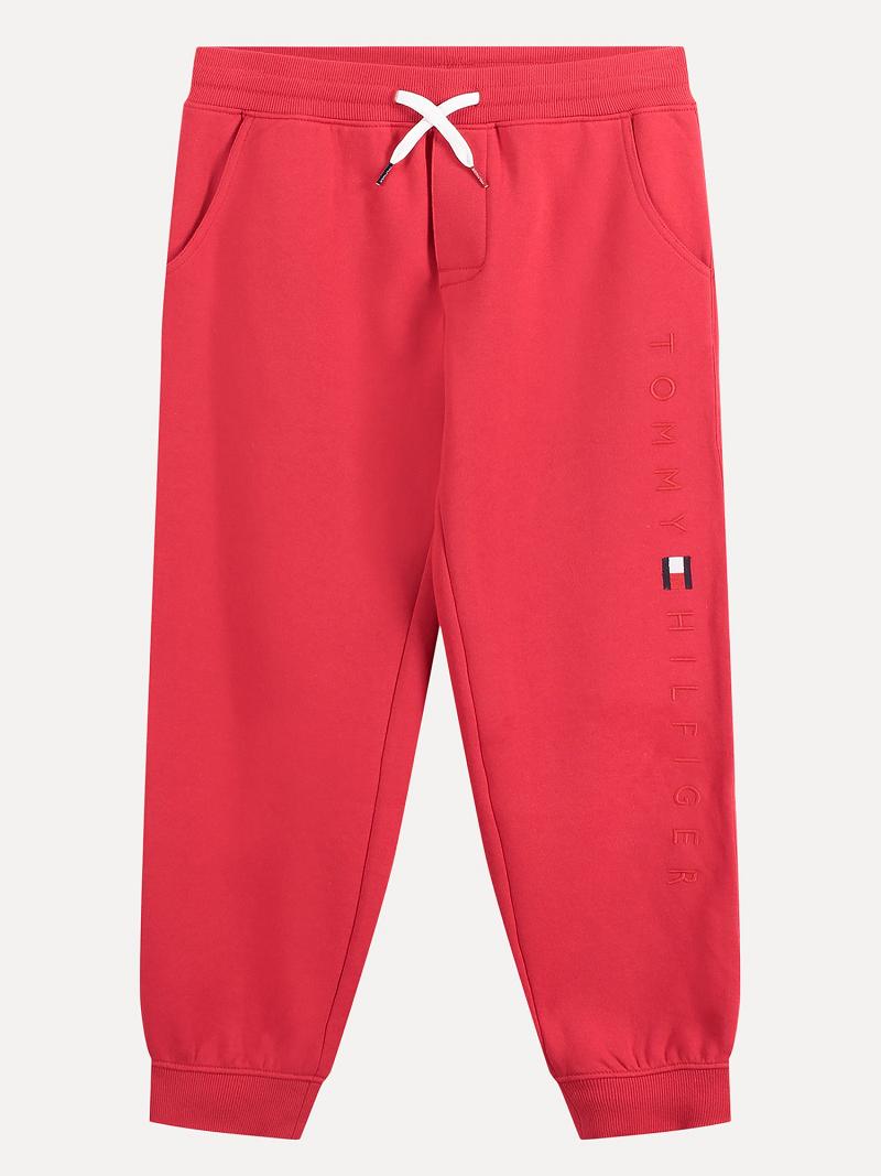 Pantalones Deportivos Tommy Hilfiger Big Logo Rojos | MX_B2117