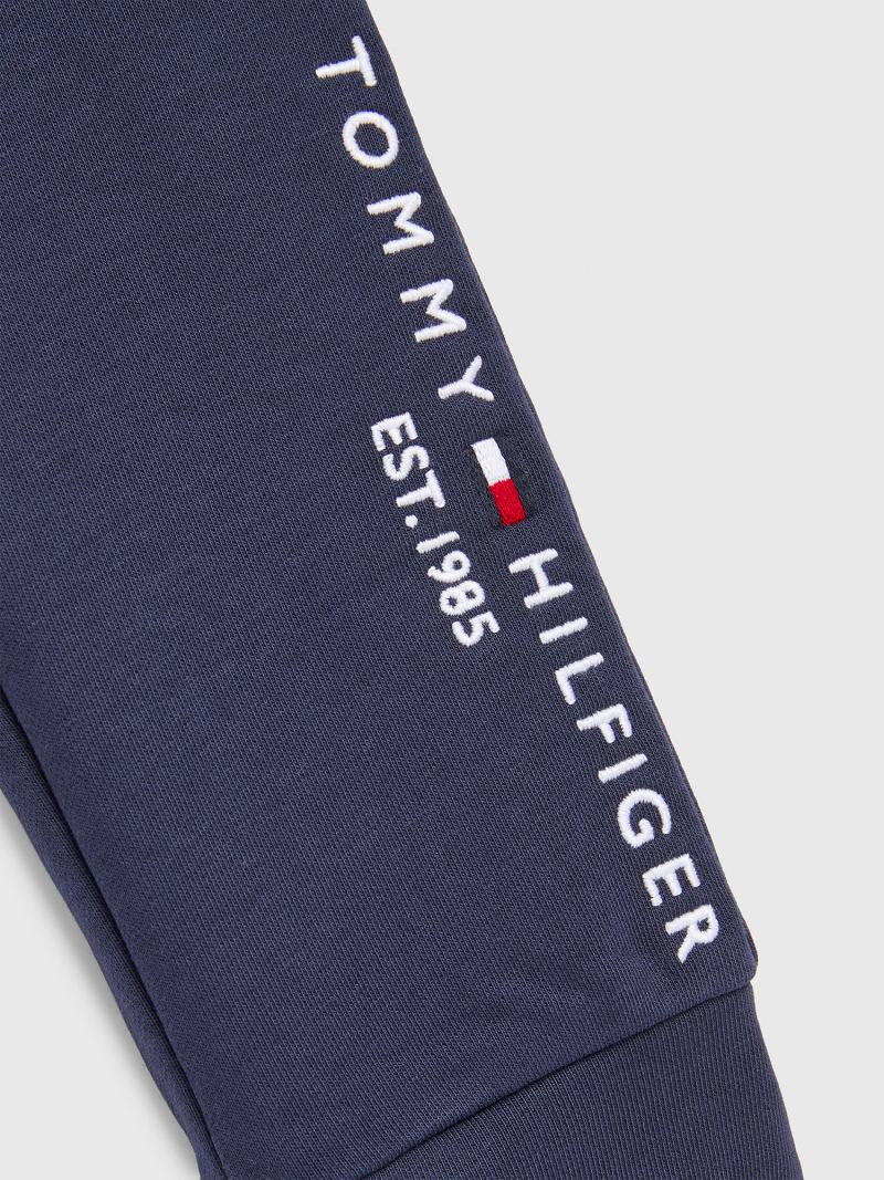 Pantalones Deportivos Tommy Hilfiger Logo Azules | MX_G1179