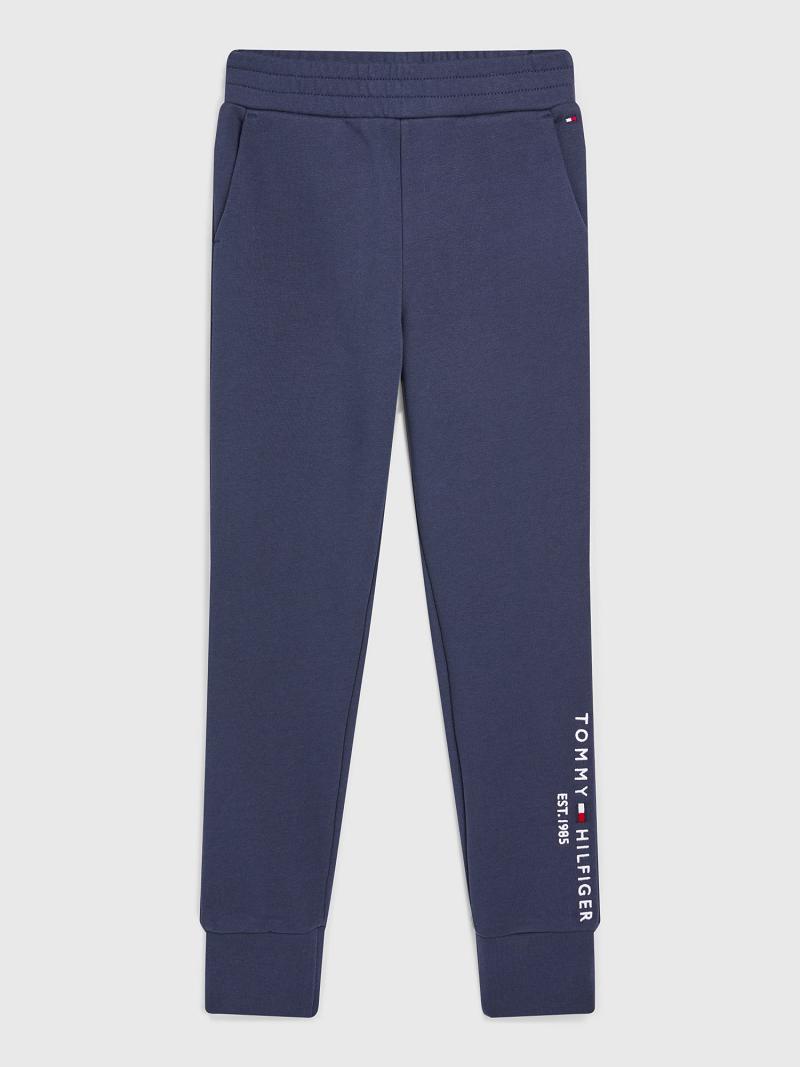 Pantalones Deportivos Tommy Hilfiger Logo Azules | MX_G1179