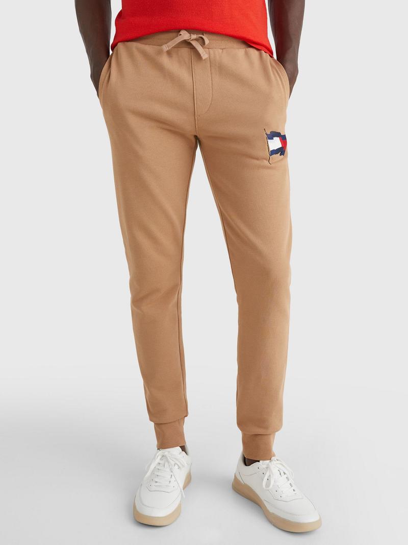 Pantalones Deportivos Tommy Hilfiger Wavy Flag Marrom | MX_M31152