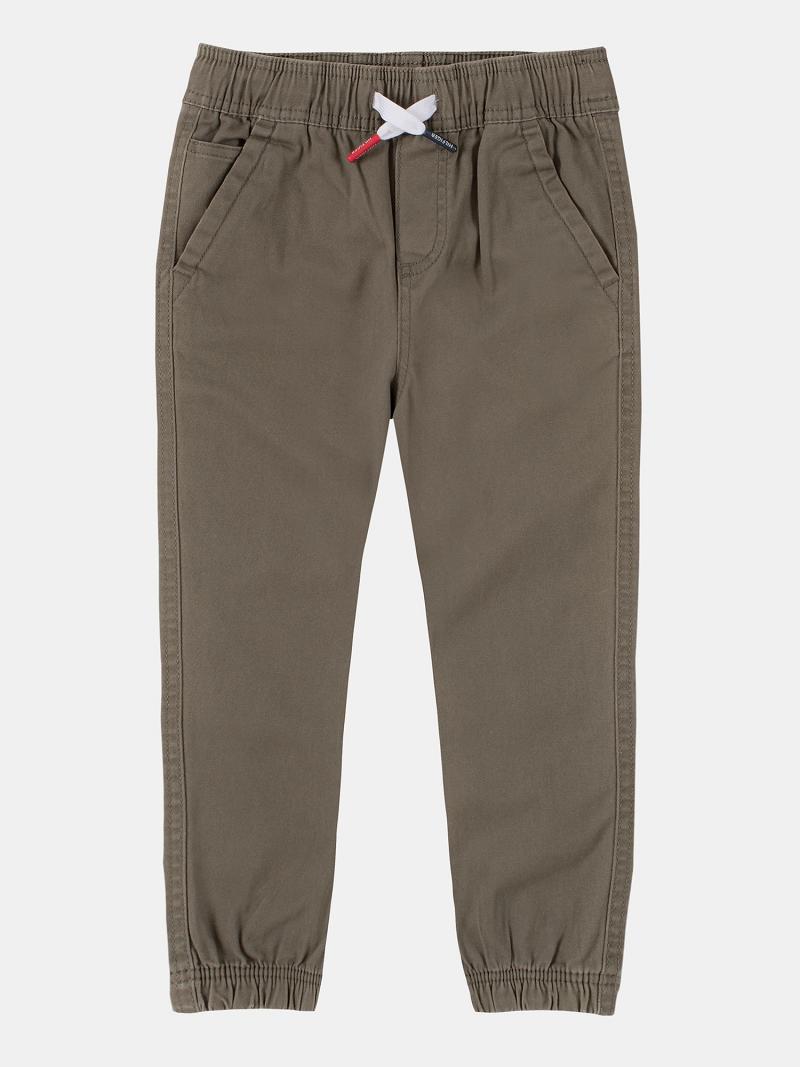 Pantalones Jogger Tommy Hilfiger Little Pull-On Verde Oliva | MX_B2055