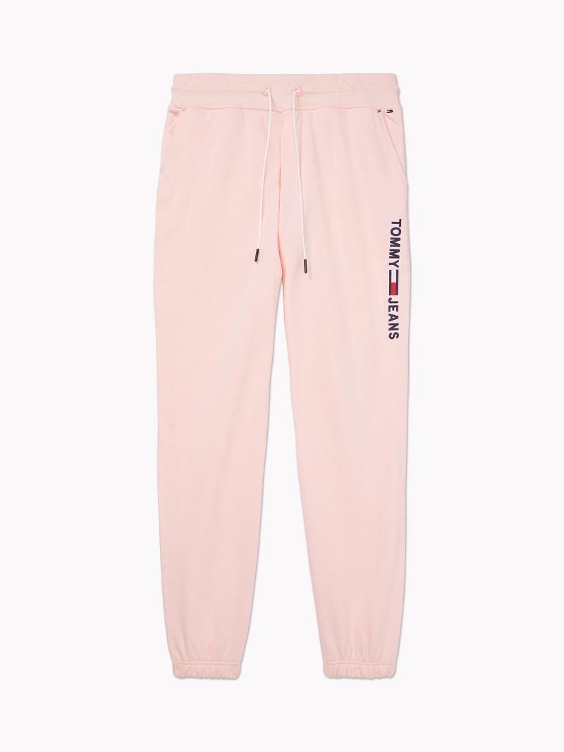 Pantalones Jogger Tommy Hilfiger Logo Rosas | MX_W21216