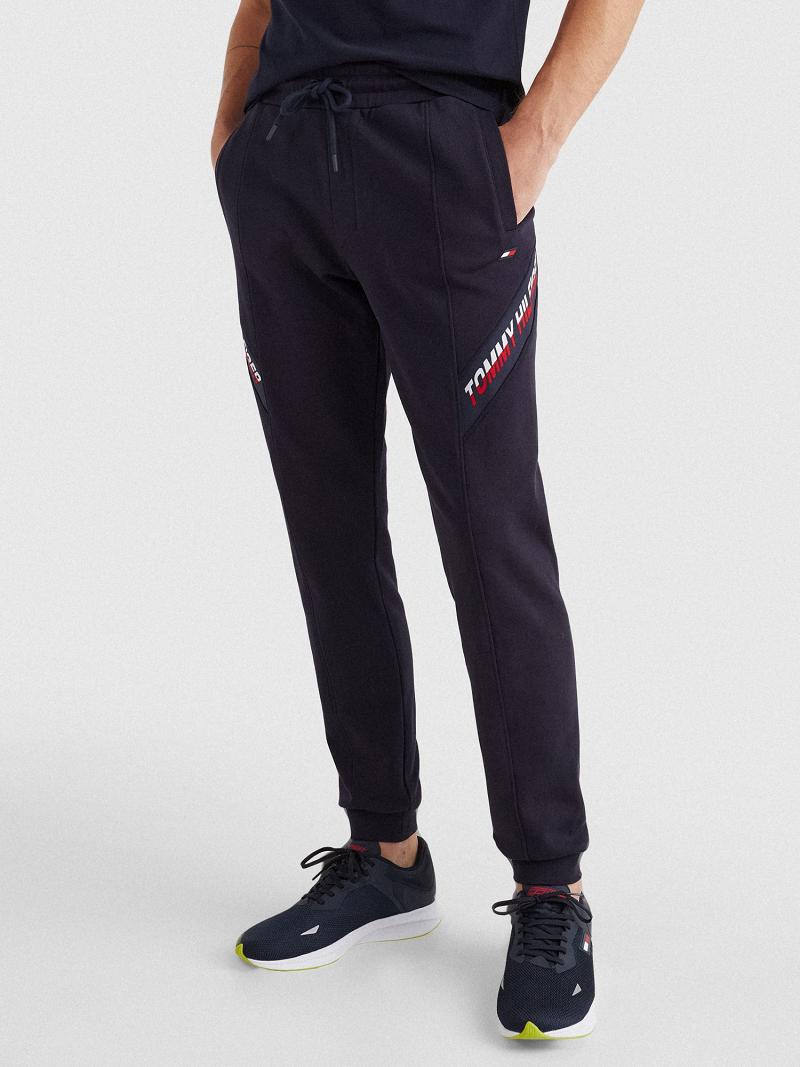 Pantalones Jogger Tommy Hilfiger Logo Tape Azul Marino | MX_M31350