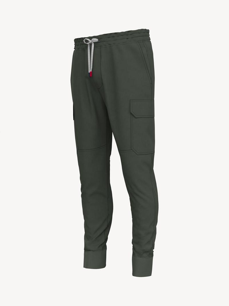 Pantalones Jogger Tommy Hilfiger Solid Cargo Verde Oliva | MX_M31353