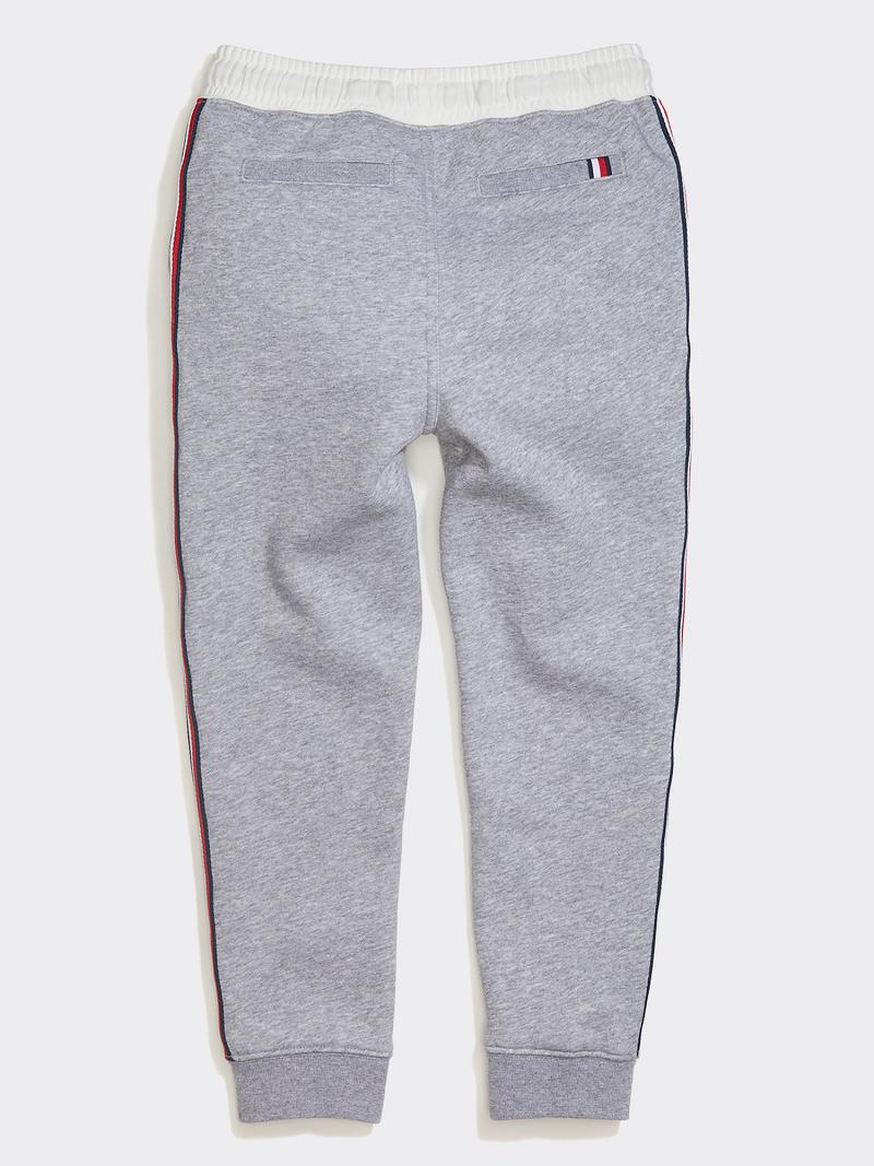 Pantalones Jogger Tommy Hilfiger Solid Grises | MX_B2058