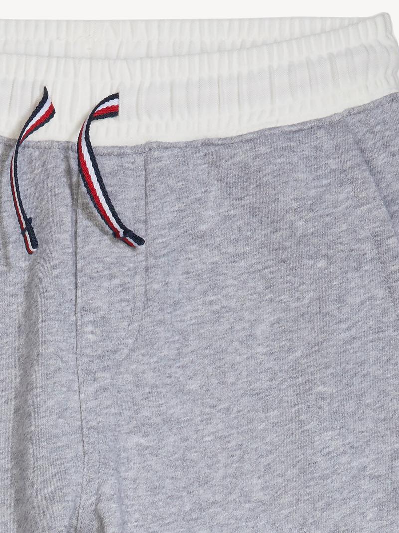 Pantalones Jogger Tommy Hilfiger Solid Grises | MX_B2058