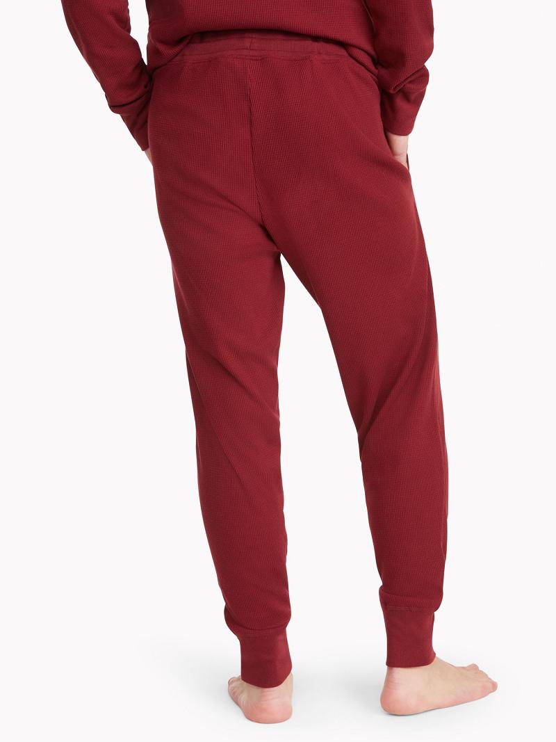 Pantalones Jogger Tommy Hilfiger Thermal drawstring Rojos | MX_M31355