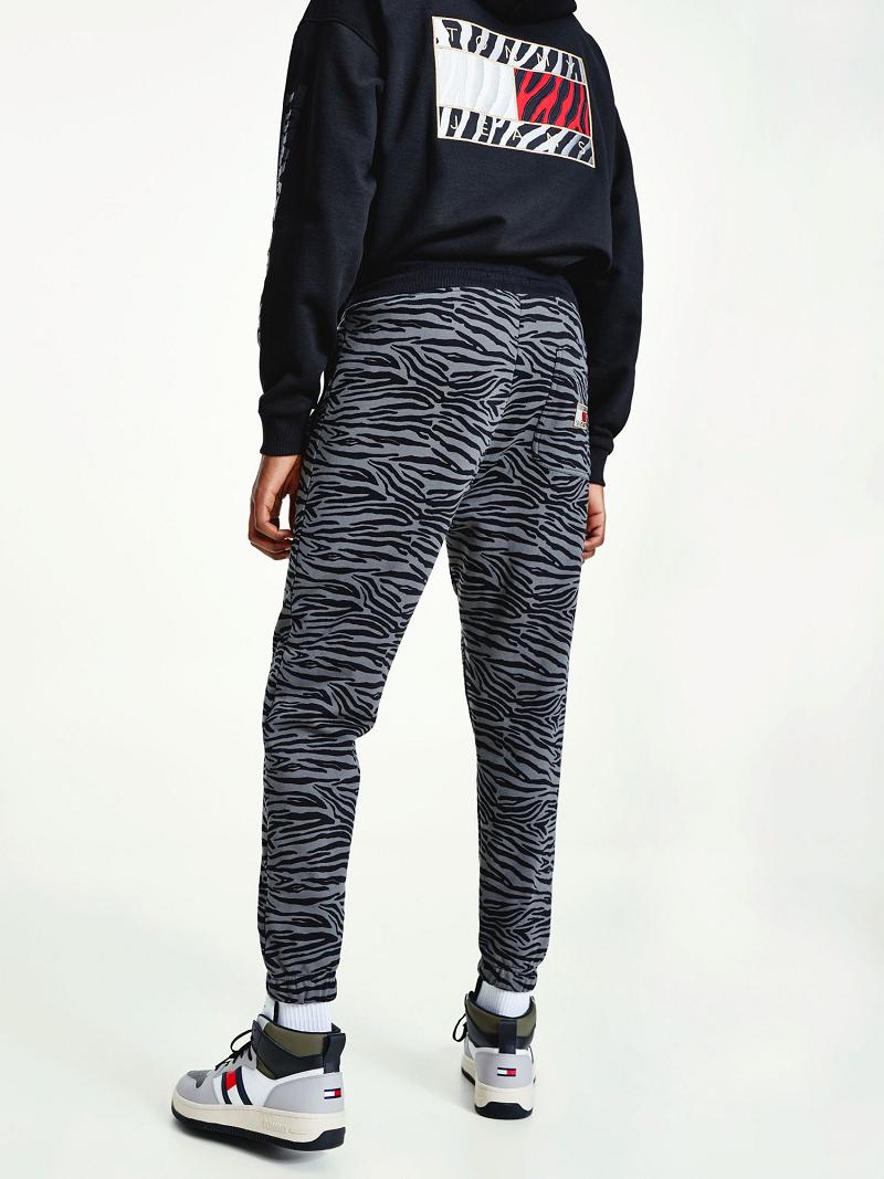 Pantalones Jogger Tommy Hilfiger Year of the Tiger Print Grises | MX_W21218