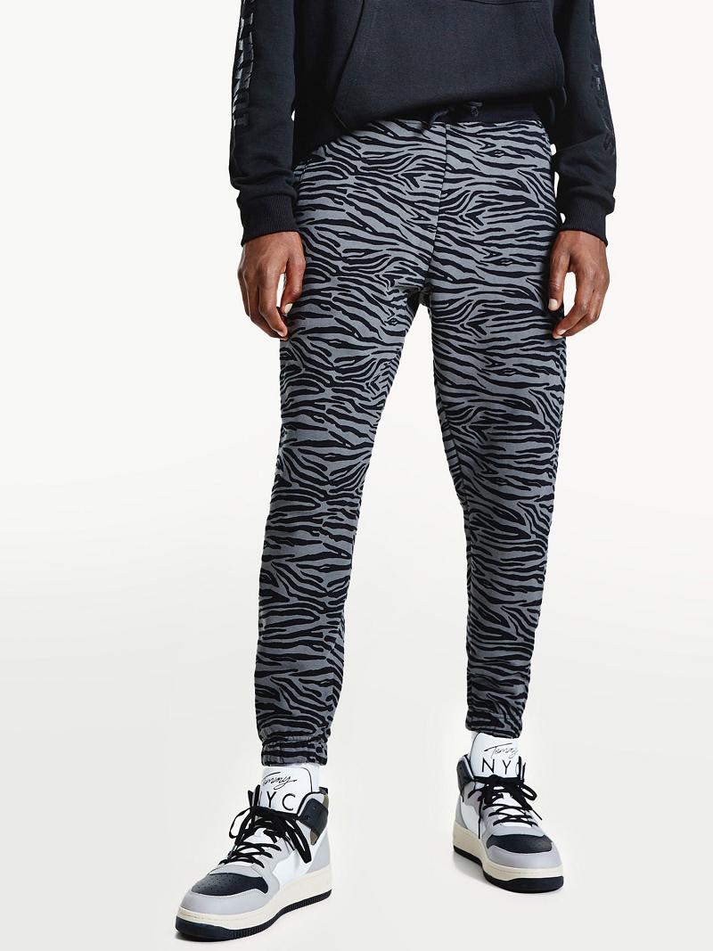 Pantalones Jogger Tommy Hilfiger Year of the Tiger Print Grises | MX_W21218