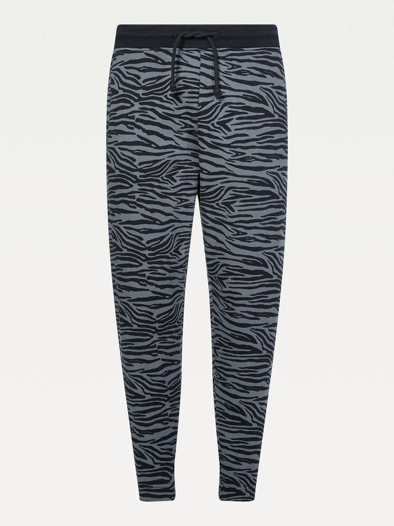 Pantalones Jogger Tommy Hilfiger Year of the Tiger Print Grises | MX_W21218