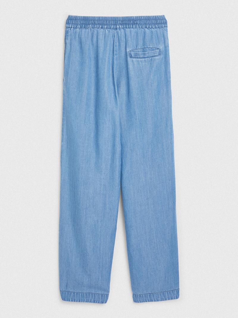 Pantalones Tommy Hilfiger Chambray Drawstring Pant Azules | MX_G1285