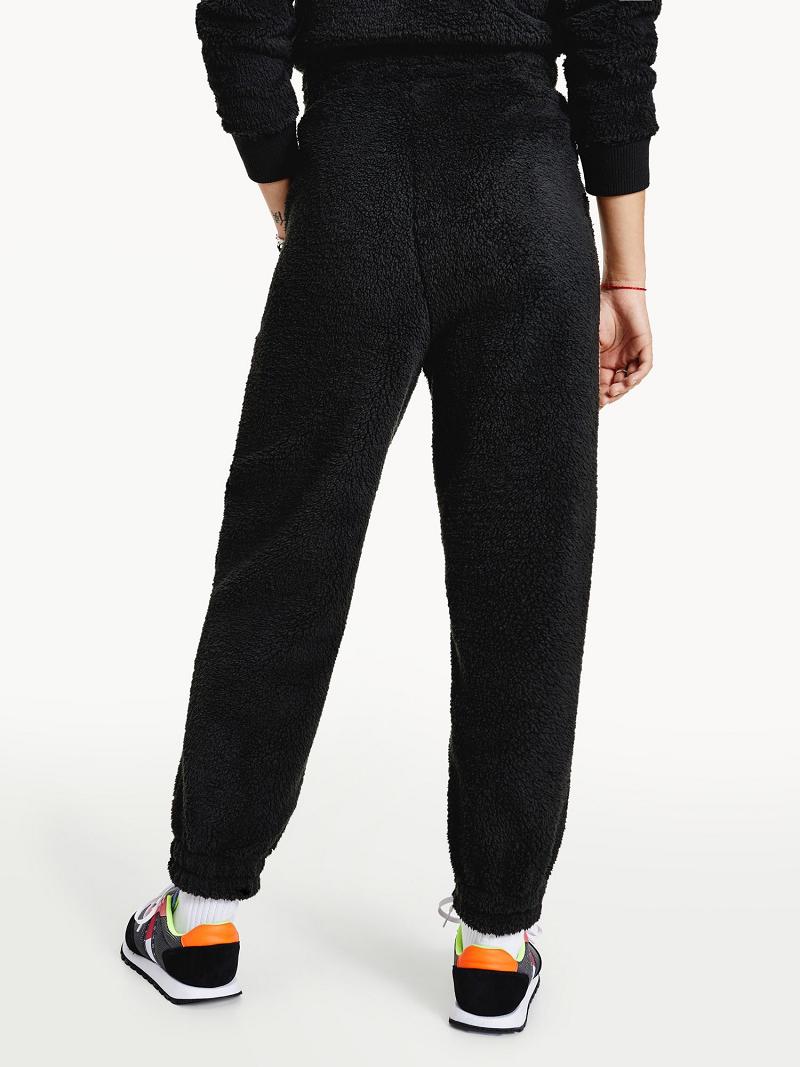 Pantalones Tommy Hilfiger Recycled Fleece Sweatpant Negros | MX_W21248