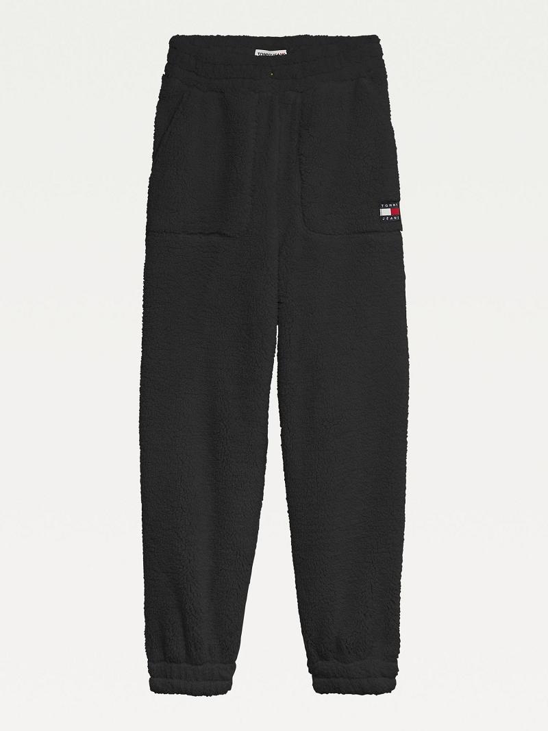 Pantalones Tommy Hilfiger Recycled Fleece Sweatpant Negros | MX_W21248