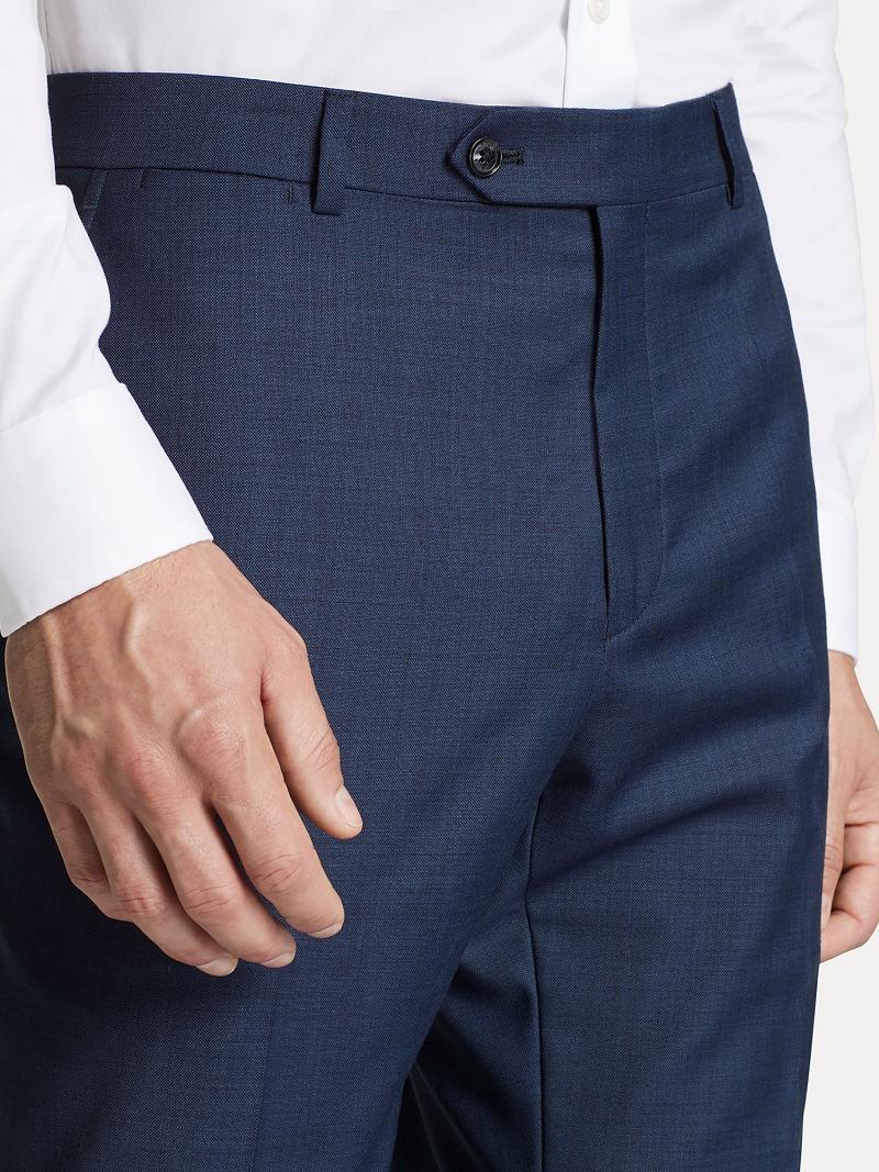 Pantalones Tommy Hilfiger Regular fit in sharkskin Azules | MX_M31327