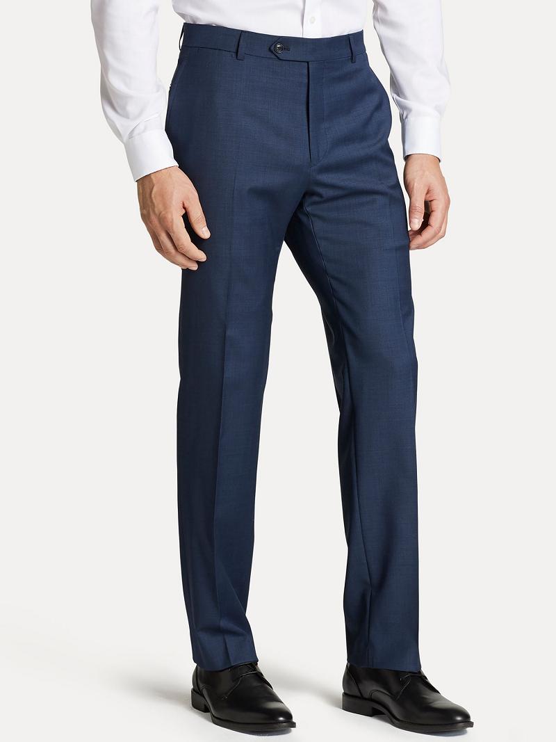 Pantalones Tommy Hilfiger Regular fit in sharkskin Azules | MX_M31327