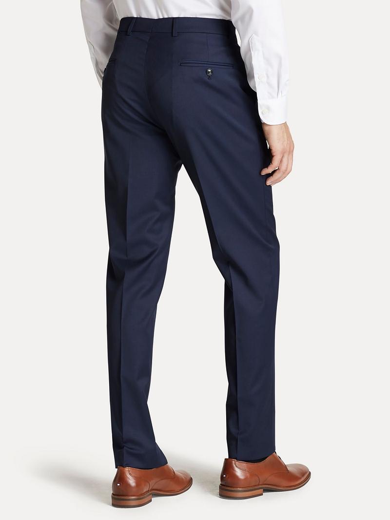 Pantalones Tommy Hilfiger Regular fit in twill Azul Marino | MX_M31328