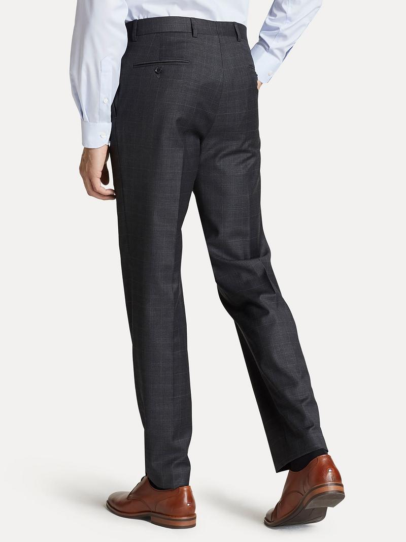 Pantalones Tommy Hilfiger Regular fit in windowpane check Grises | MX_M31331