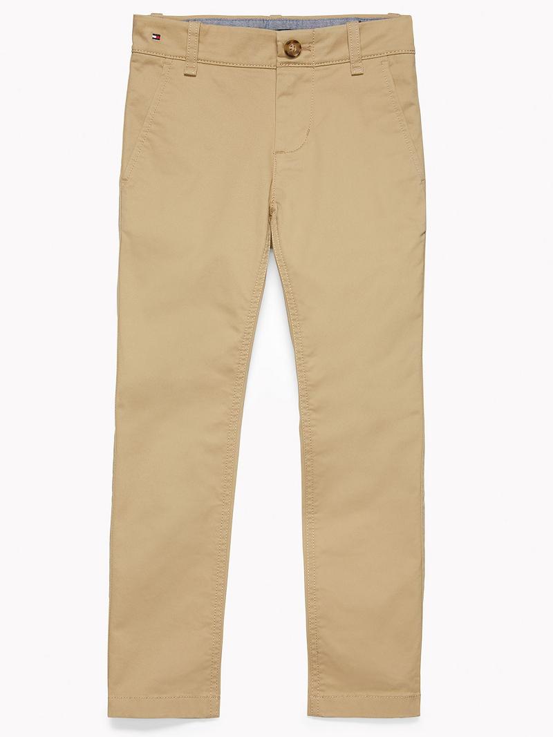 Pantalones Tommy Hilfiger Solid Chino Marrom | MX_B2226