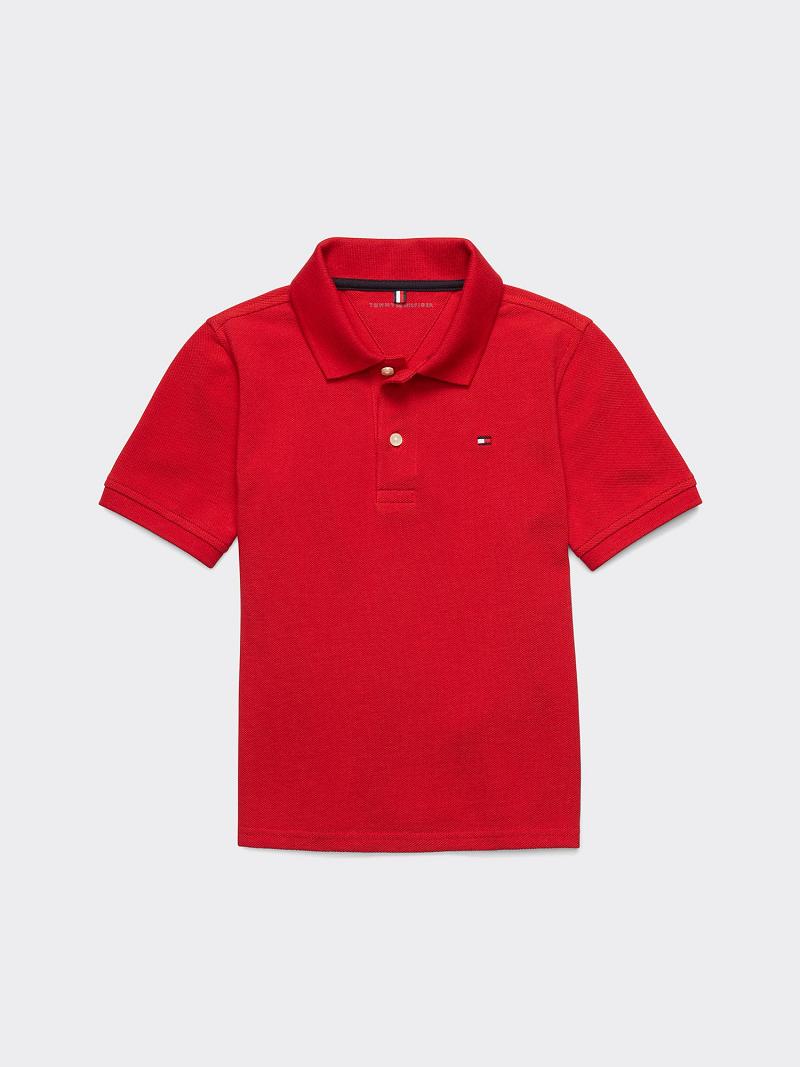 Polos Tommy Hilfiger Big Solid Rojos | MX_B2062