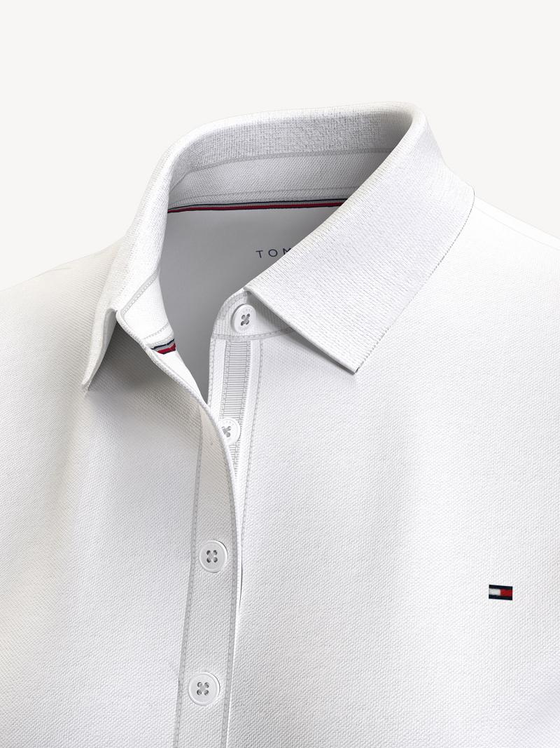 Polos Tommy Hilfiger Essential Solid Blancos | MX_W21266