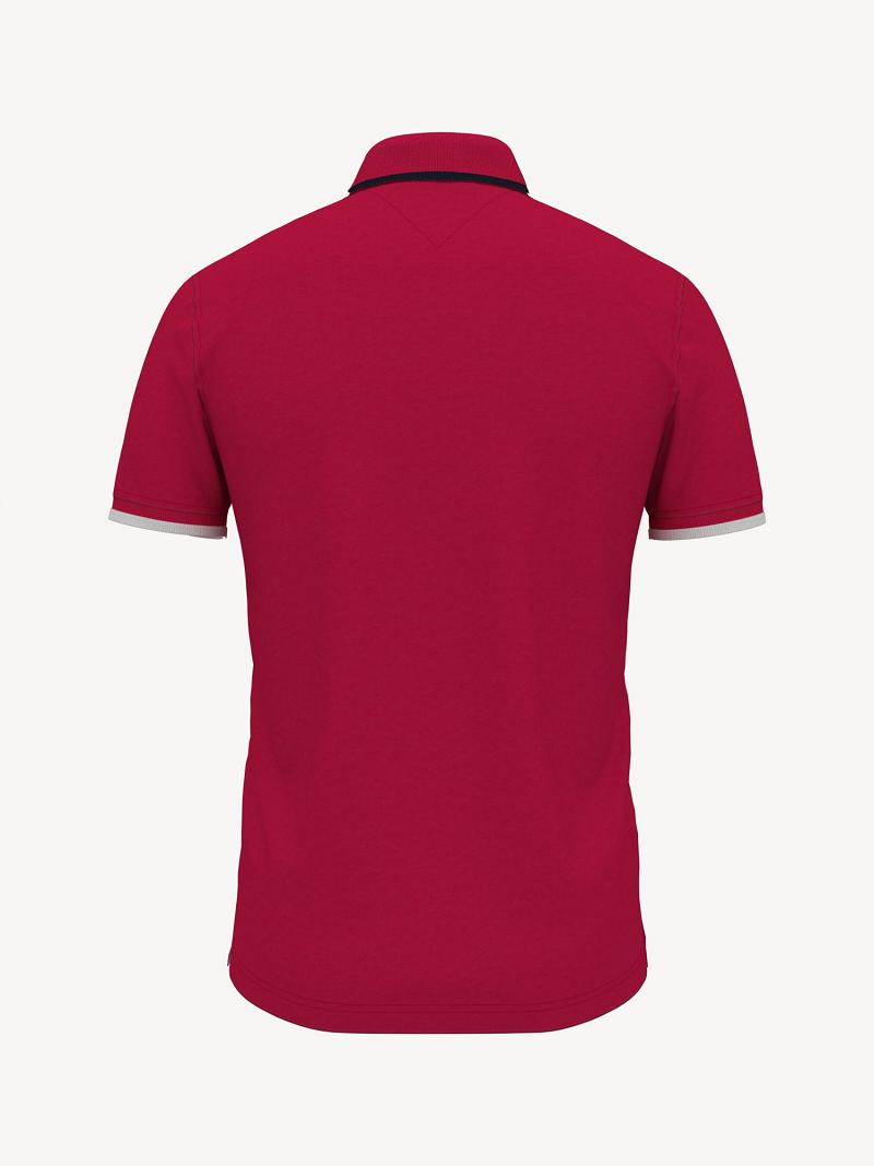 Polos Tommy Hilfiger Slim fit logo Rojos | MX_M31309