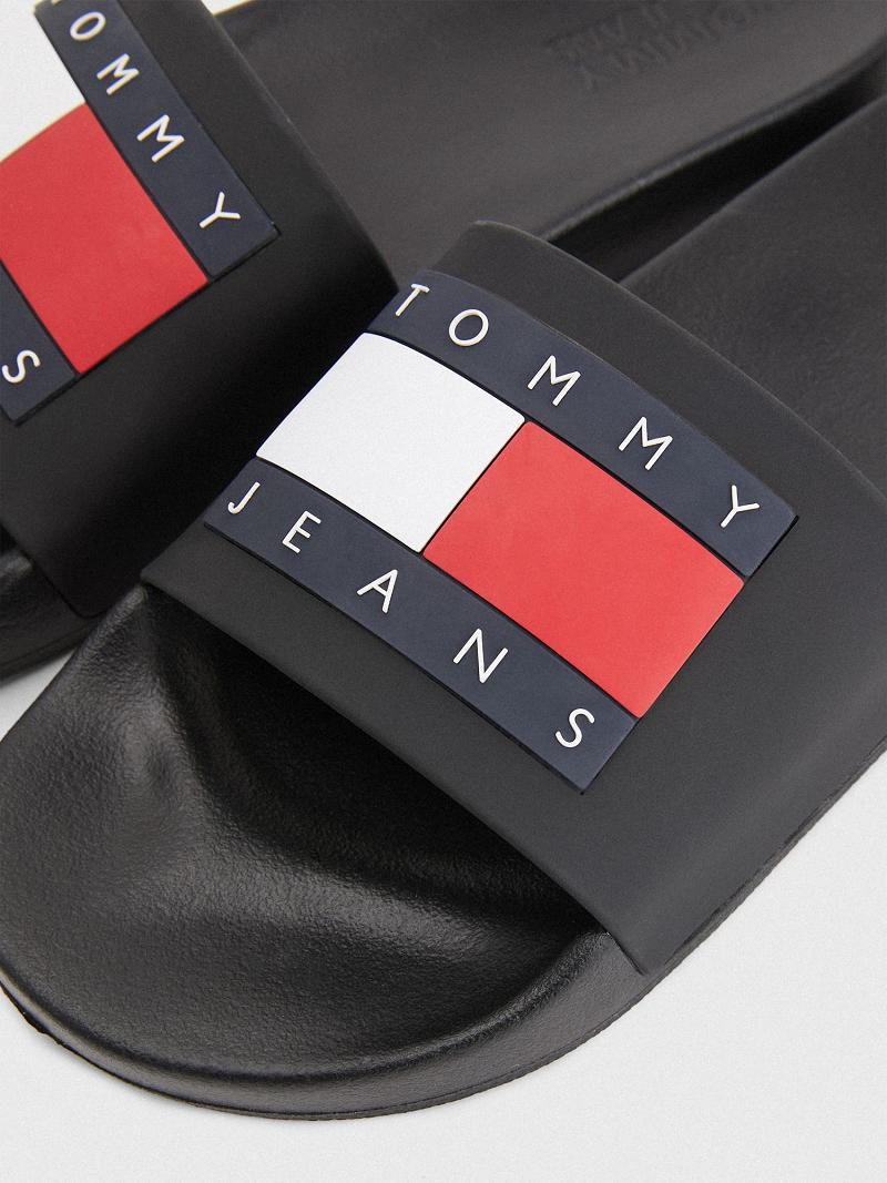 Sandalias Tommy Hilfiger Tommys pool Negros | MX_M31653