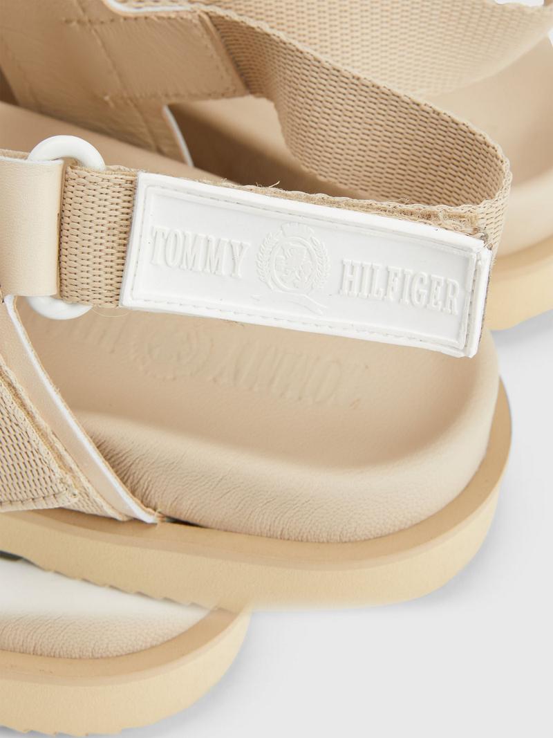 Sandalias de Diapositivas Tommy Hilfiger Travel Marrom | MX_M31646