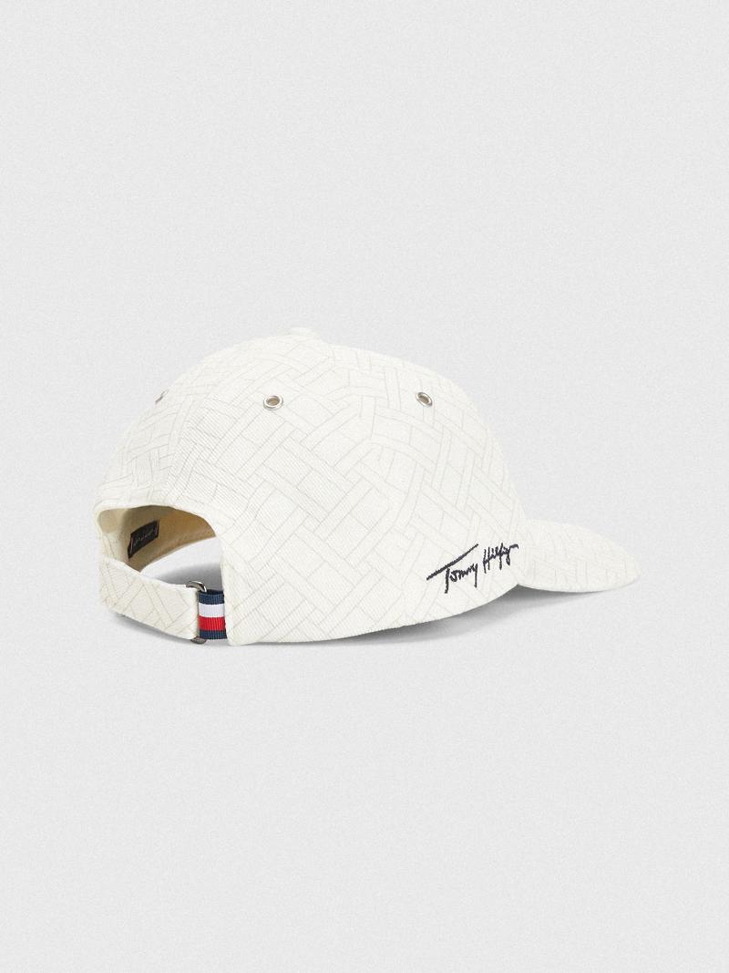 Sombreros Tommy Hilfiger Hilfiger Flag Soft Blancos | MX_M31731